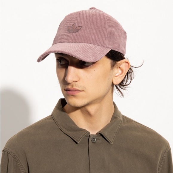 Adidas unisex corduroy dusty pink baseball cap - Picture 3 of 7